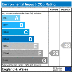 Environmental Impact Rating: Current is 29, Potential is 48