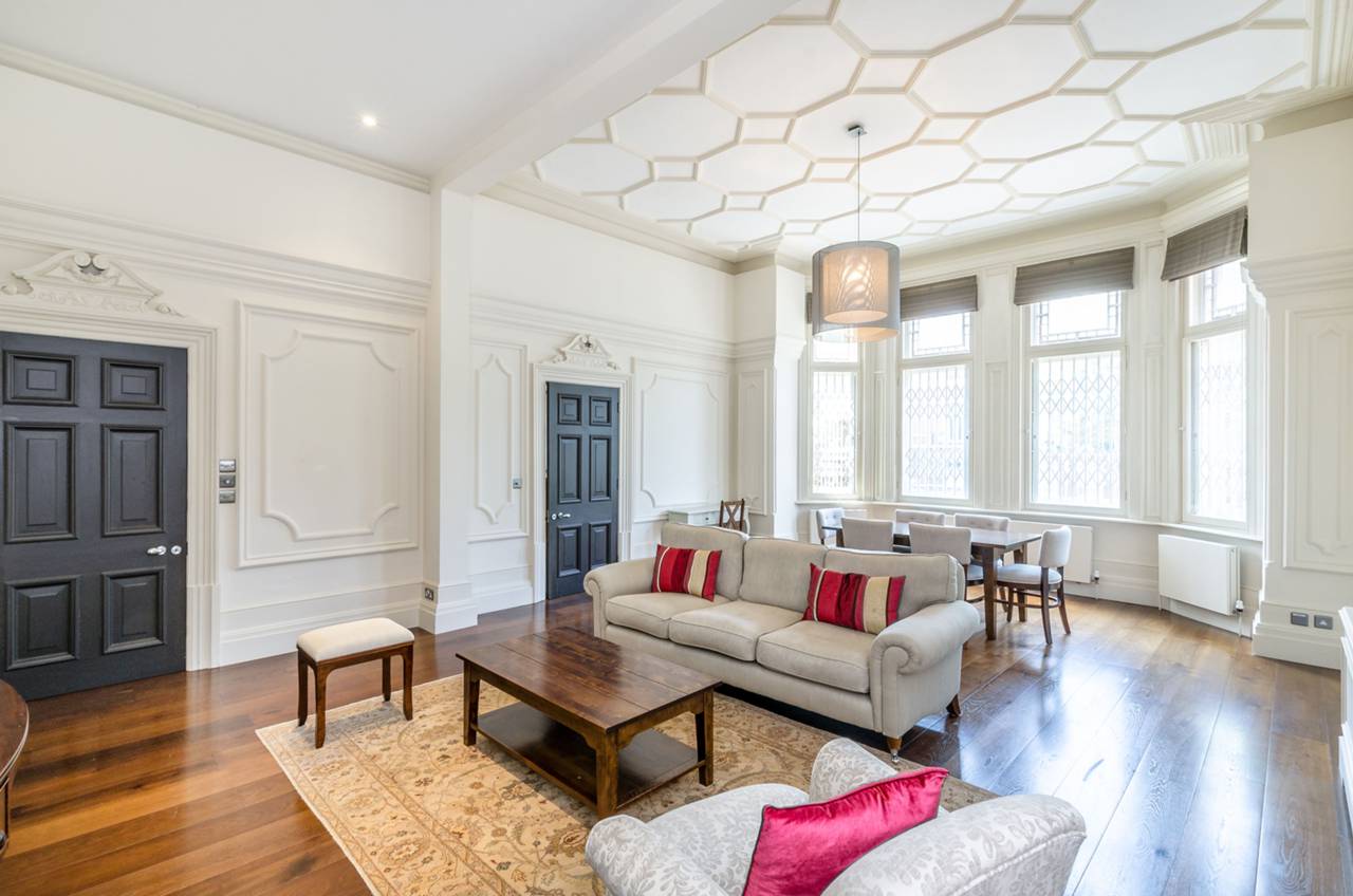 open-plan, contemporary, brown
