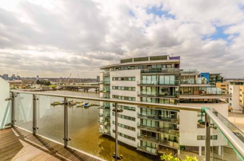 Balcony view of The Mast Flat