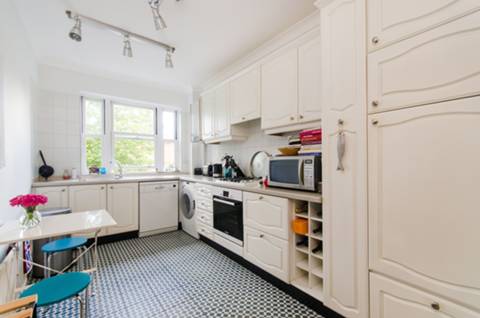 Kitchen view of Roxeth Hill Flat