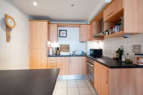 Kitchen view of Hardwicks Square Flat